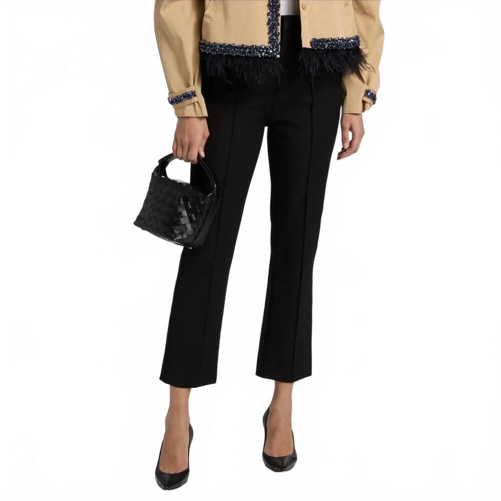 NEW CINQ A SEPT women's emmy seamed pants in black